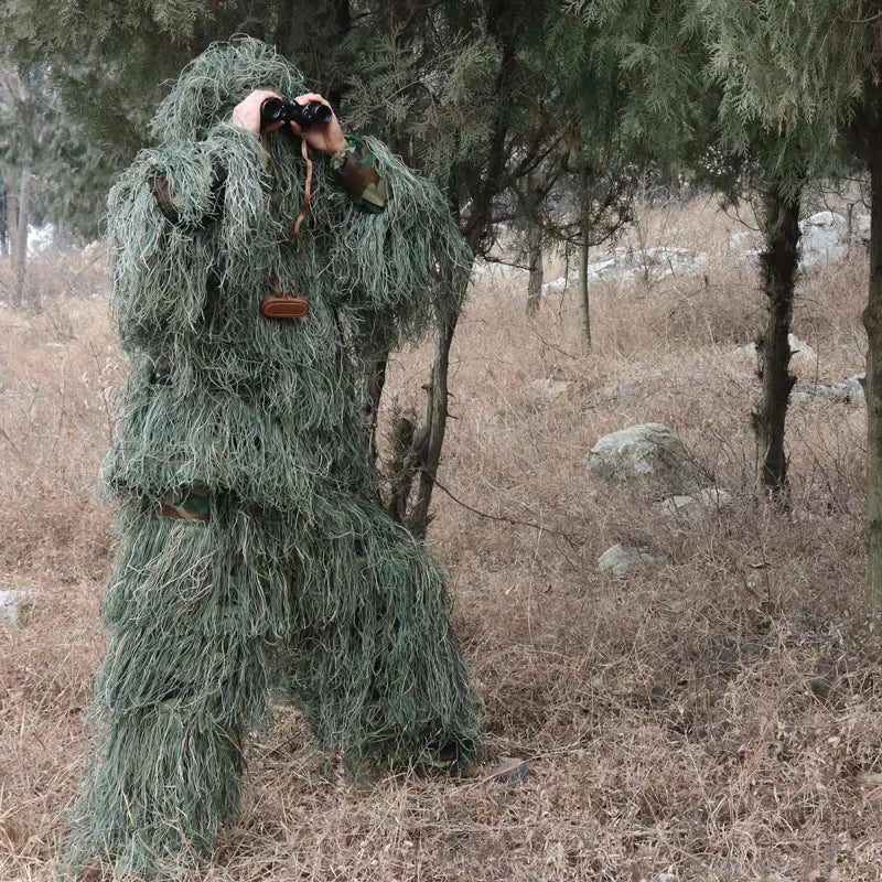 5pcs/set Camouflage Ghillie Suit Yowie Sniper