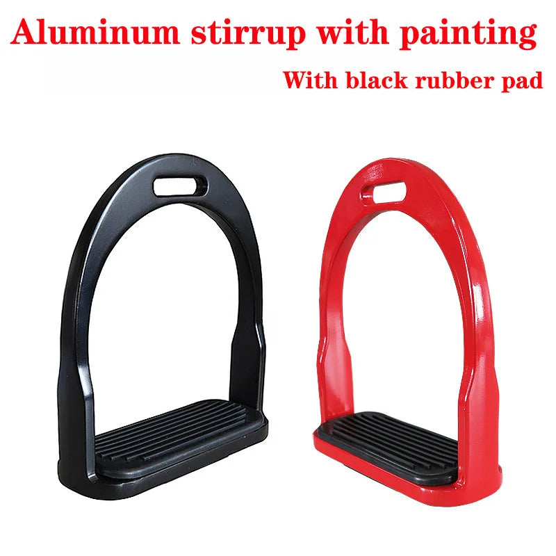 Horse Stirrups, Stainless Steel Stirrup, Flexible Horse Riding for Adults Kids