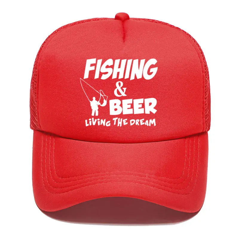 Fishing & Beer cap