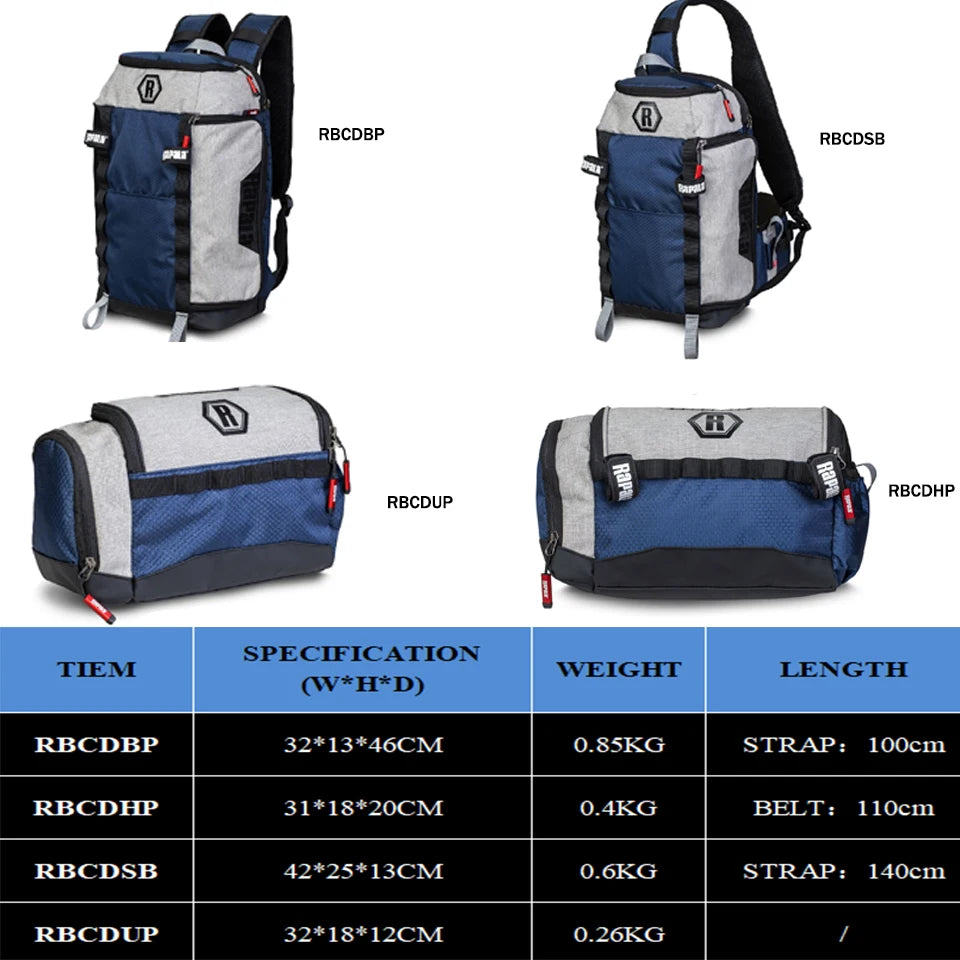 RAPALA Jungle Series Bag Fishing Backpack Waist Bag