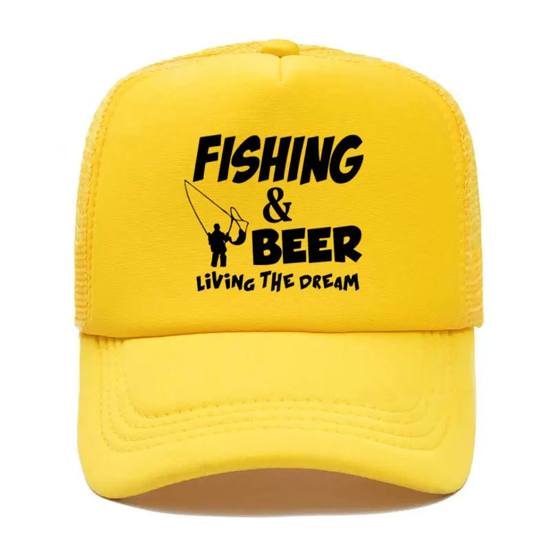 Fishing & Beer cap