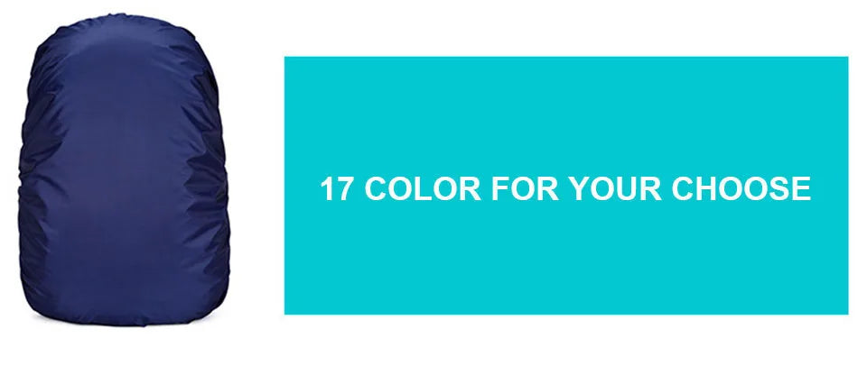 Practical Backpack Rain Shield Waterproof Dustproof Sun-protected Bag Shield Outdoor Camping Hiking Backpack Protective Cover