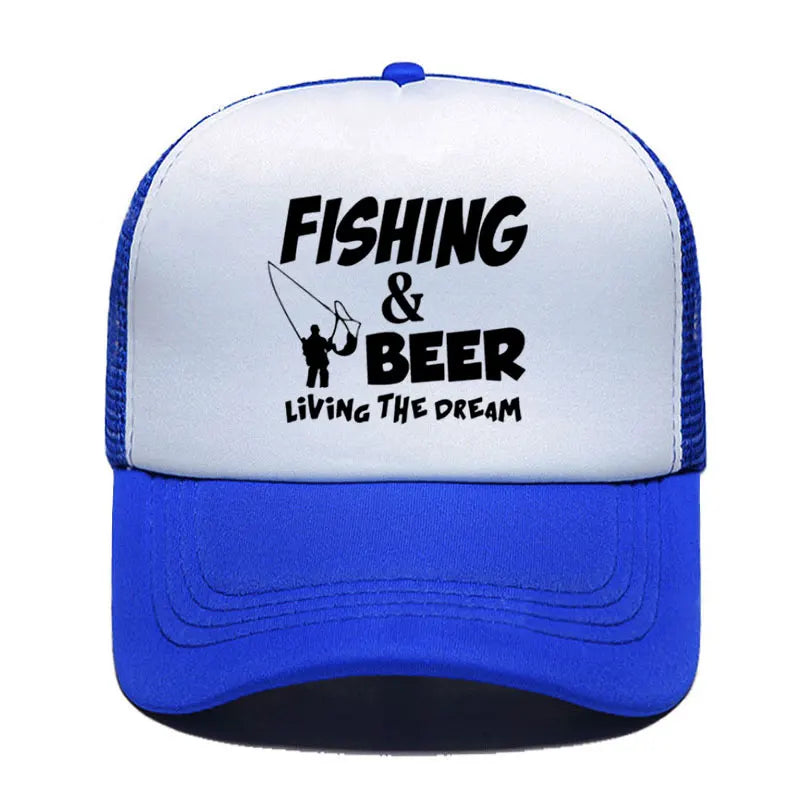 Fishing & Beer cap