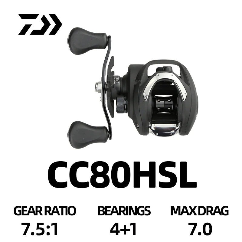 DAIWA Reel CC80/CR80 Baitcaster