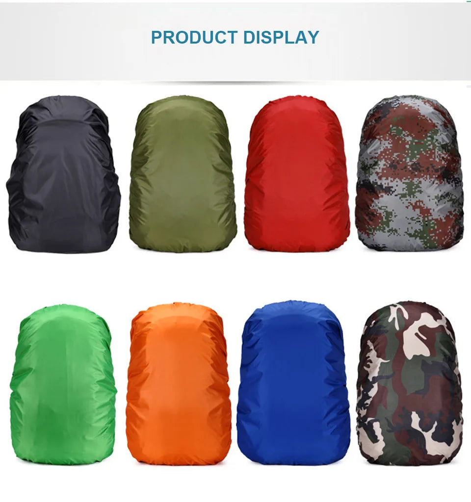 Practical Backpack Rain Shield Waterproof Dustproof Sun-protected Bag Shield Outdoor Camping Hiking Backpack Protective Cover
