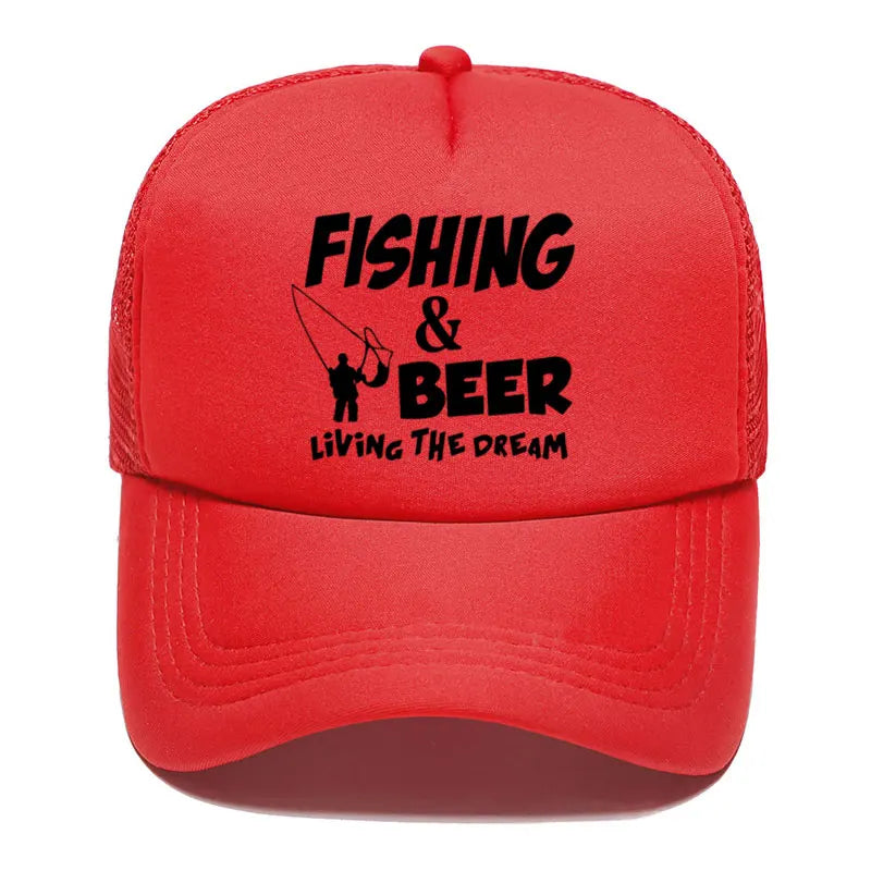 Fishing & Beer cap