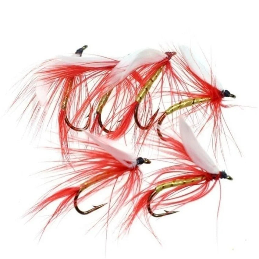 Trout Fly Fishing Flies Collection 32-112Pcs Flies Dry Wet Nymph Streamers Fly Assortment with Fly Box lure kits
