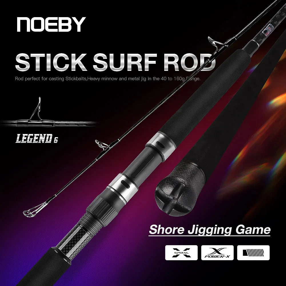 NOEBY Stickbait Surf Spinning Rod