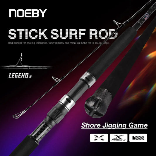 NOEBY Stickbait Surf Spinning Rod