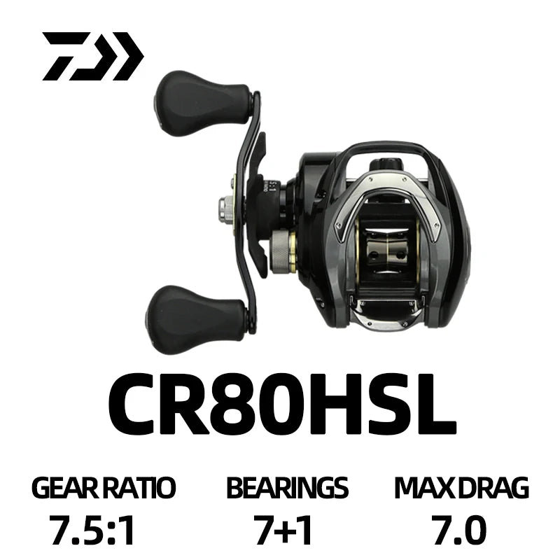 DAIWA Reel CC80/CR80 Baitcaster