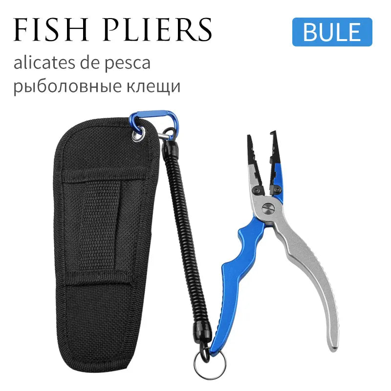 Aliminum Lip Grips & Needle Nose Fishing Pliers