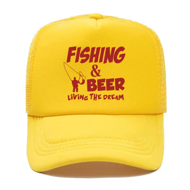 Fishing & Beer cap