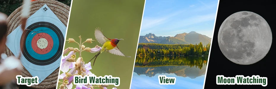 SVBONY 50/60/70/80 Spotting Scope Zoom Telescope Powerful  Waterproof Long Range PORRO Prism for Shooting camping equipment