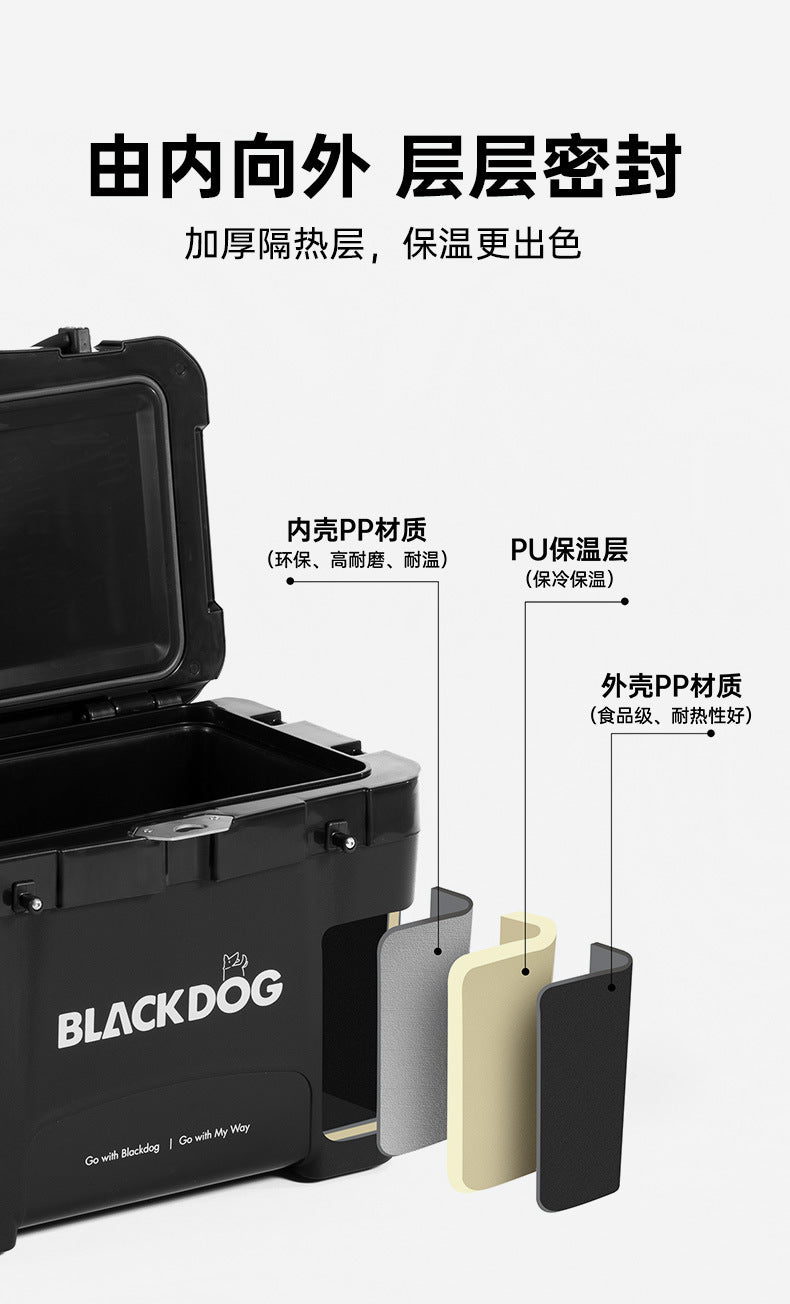 Naturehike&Blackdog Outdoor Camping Incubator Refrigerator Portable Car Ice Bucket Camping PP Incubator 26L