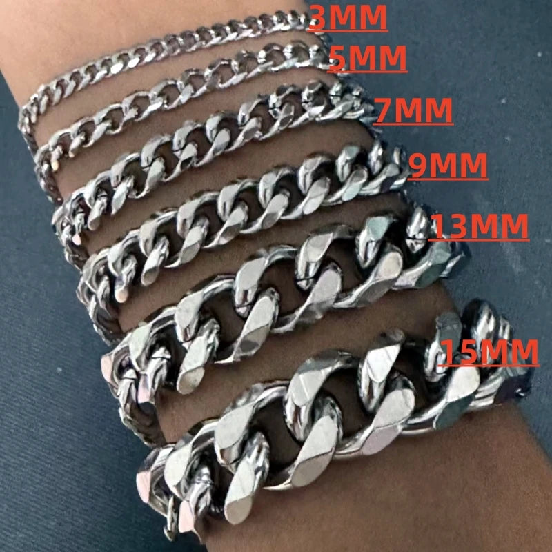 Unisex Stainless steel Dress Braclet