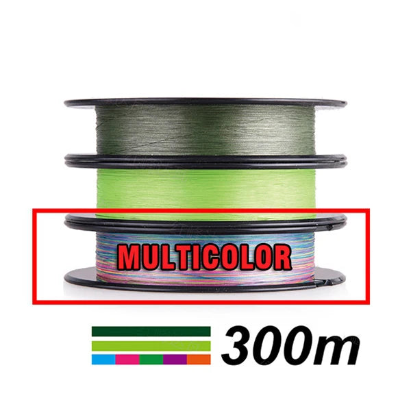 DAIWAPE Fishing Line J-Braid 300M PE 8 strands Fishing Line 14-100LB Japan 8X Braided Fishing Line