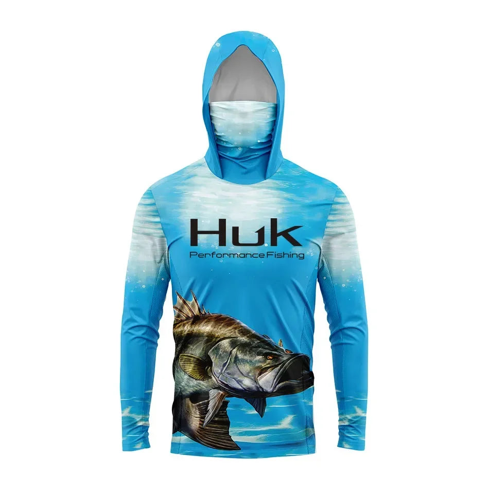 HUK Hooded Fishing Shirts