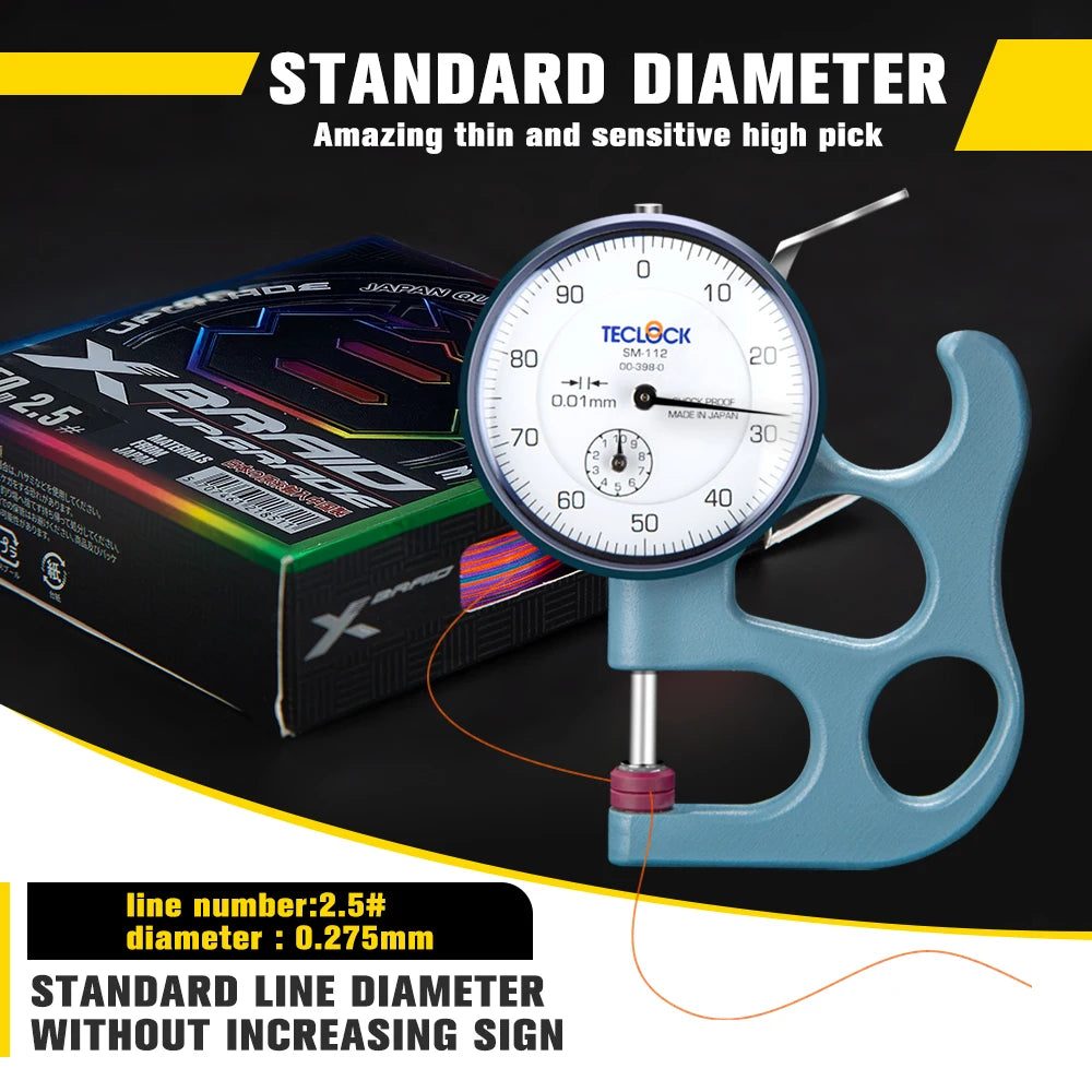 NEW Japan Original Xbraid Upgrade X8 Never Fade Multicolor Multifilament Line Fishing 1000M/500M/300M