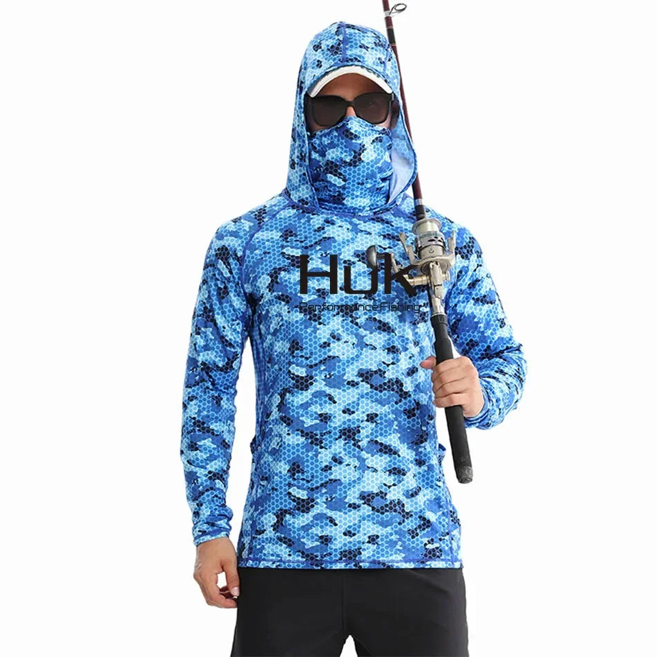 HUK Hooded Fishing Shirts