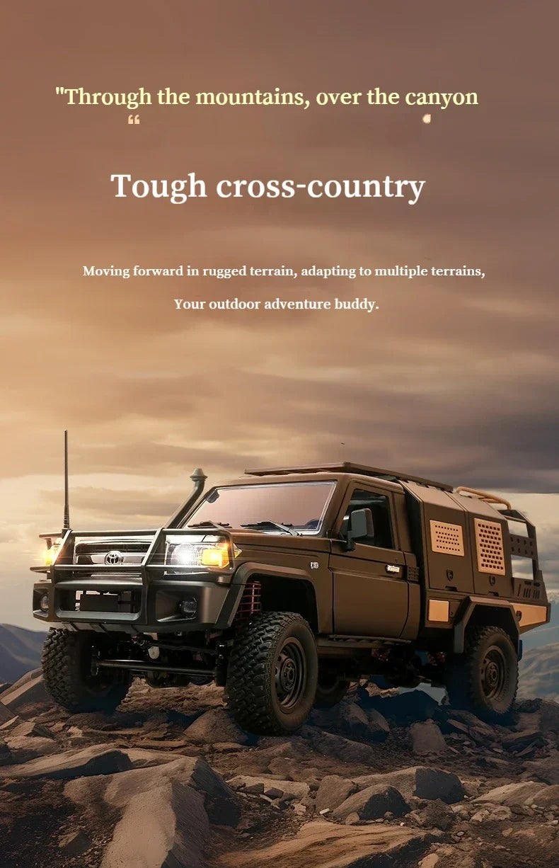 MN82S MN82 Pro Remote Controlled Climbing Off-road Vehicle 1:12 Full scale 4WD For Toyota LC79 Simulation RC Model Toy Rc Car