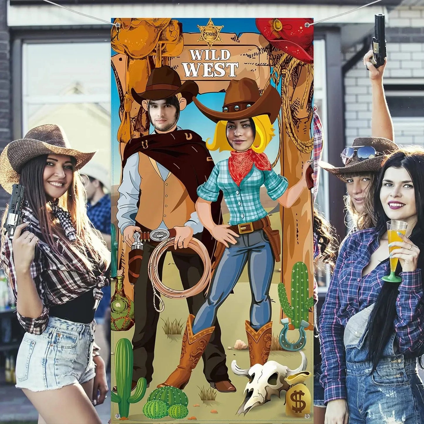 Little Britches Cowboy/Cowgirl Party Photo Backdrops