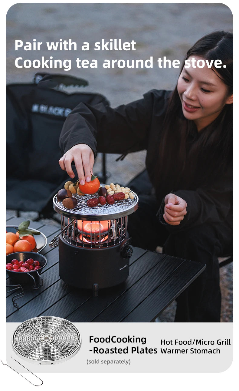 Naturehike BLACKDOG Multifunctional Heating Stove 2480W High Power Outdoor Winter Heater Gas Stove Camping Liquefied Burner