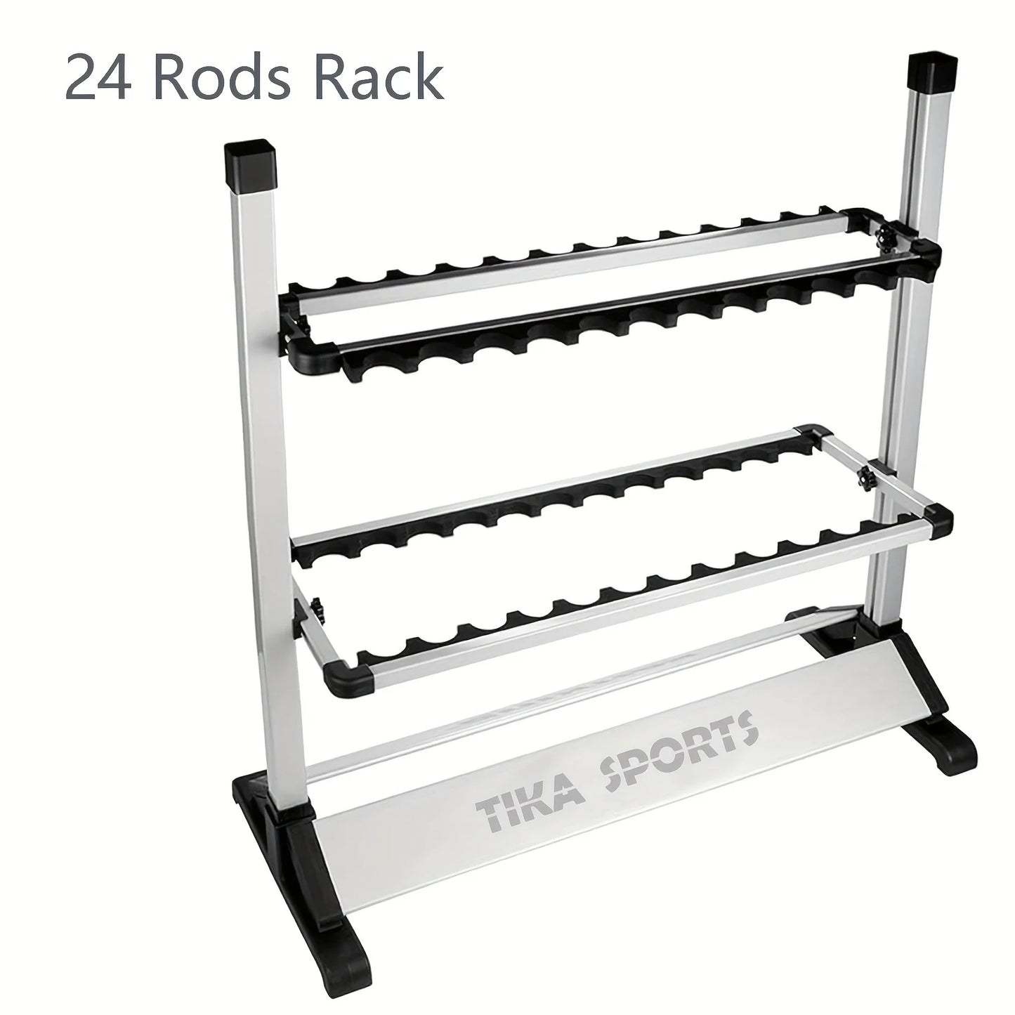 Aluminum Fishing Rack 12/24 Rod Capacity