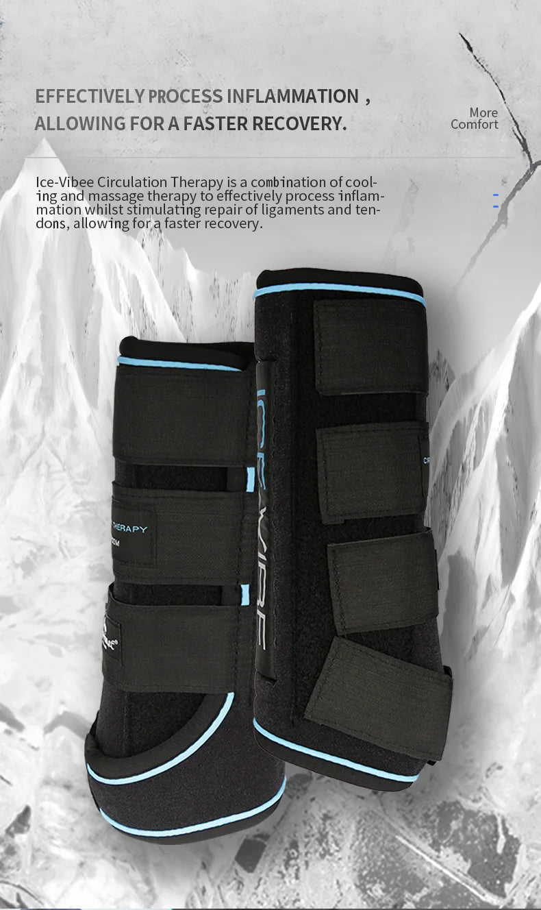 IceVibe Horse Boots, Ice compression