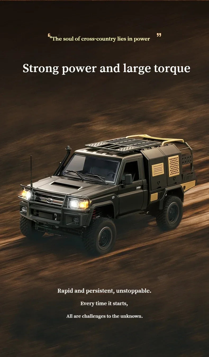 MN82S MN82 Pro Remote Controlled Climbing Off-road Vehicle 1:12 Full scale 4WD For Toyota LC79 Simulation RC Model Toy Rc Car