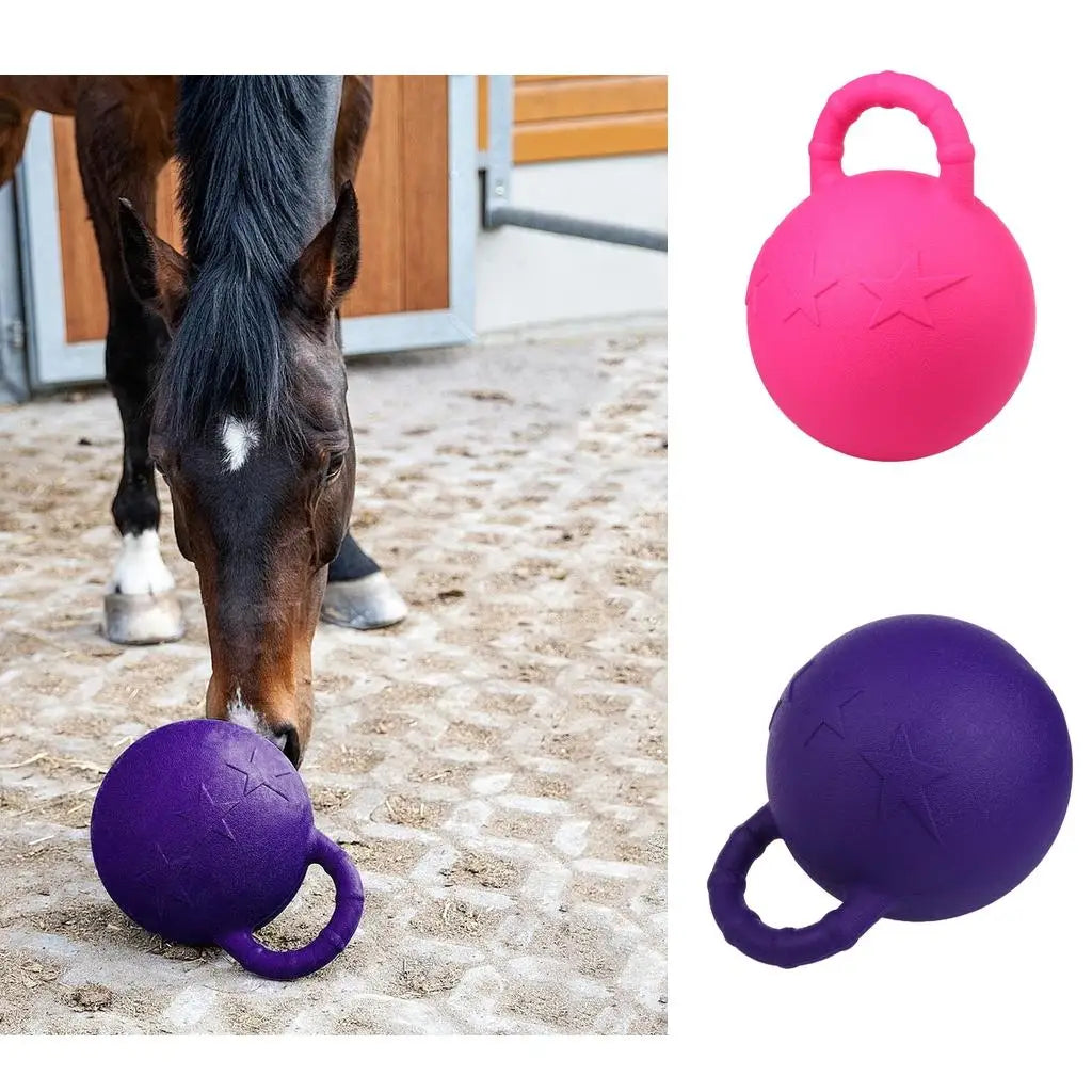 Heavy Duty Horse Chew Ball Rubber Equine Solid Game Ball 25/28cm