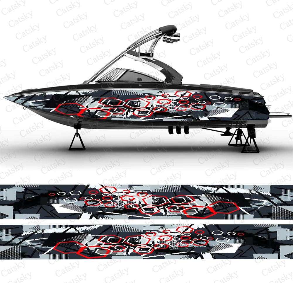 Honeycomb Custom Boat Wraps