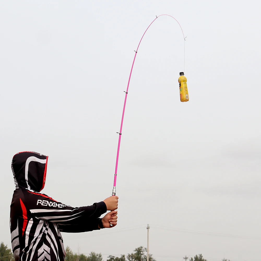 Telescopic pink rod and Reel combo 1.5-2.4 Yumoshi Traveller