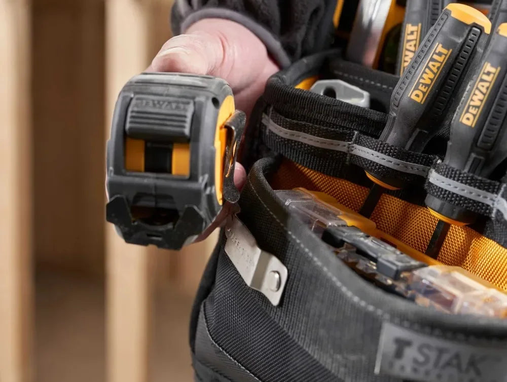 DEWALT DWST83541-1-23  Large Tool Bag Organiser TSTAK Compatible Waterproof Moisture-proof Strong Durable Hard Bottom Tool Pouch