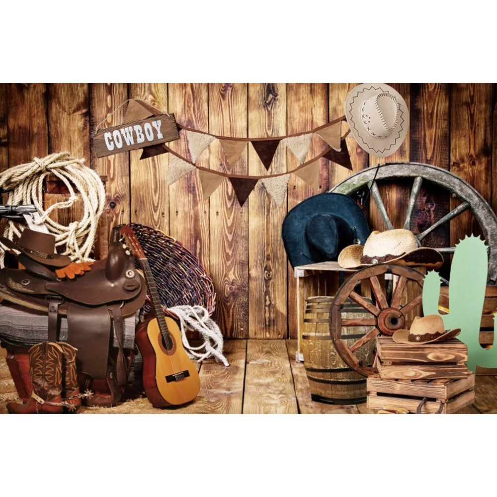 Western Cowboy Party Backdrops
