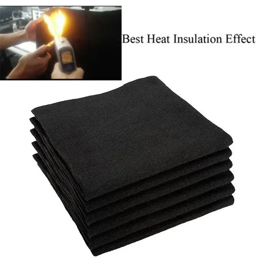 VEVOR Welding Blanket Fireproof Carbon Fiber Welding Blanket Fireproof Cuttable Welding Pad For Soldering Welding Brazing Plumbing 1m x 1m 350g