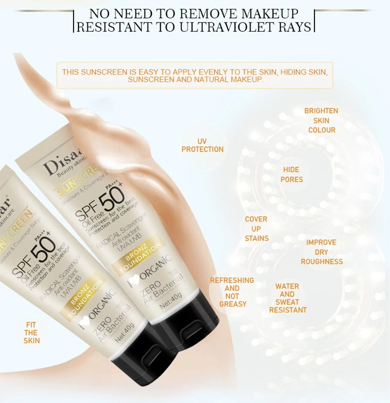 SPF50 Body Sunscreen Facial Whitening Sun Cream Sunblock Skin Protective Cream Anti-Aging Oil-control Moisturizing Body Lotion