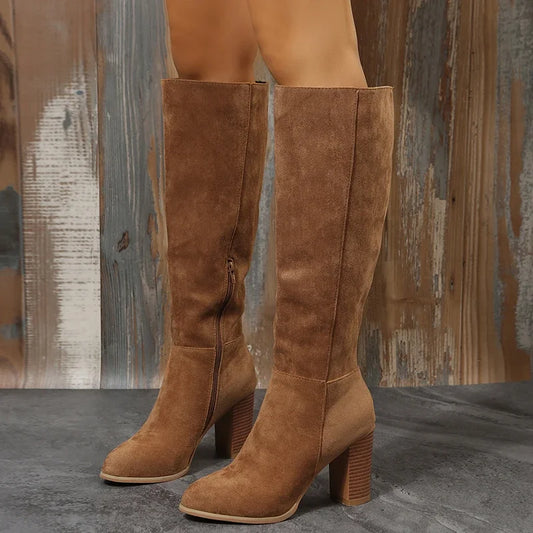 Ladies Knee High Dress/Formal High Heeled Boots