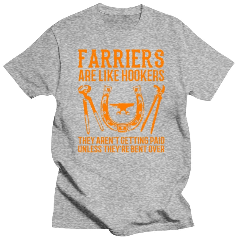 Funny Farrier Gift For Men Women Cool Blacksmith Forger Gag T-Shirt