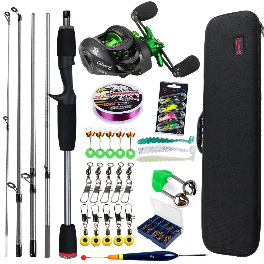 Sougayilang Baitcasting Fishing Rod and Reel Combos