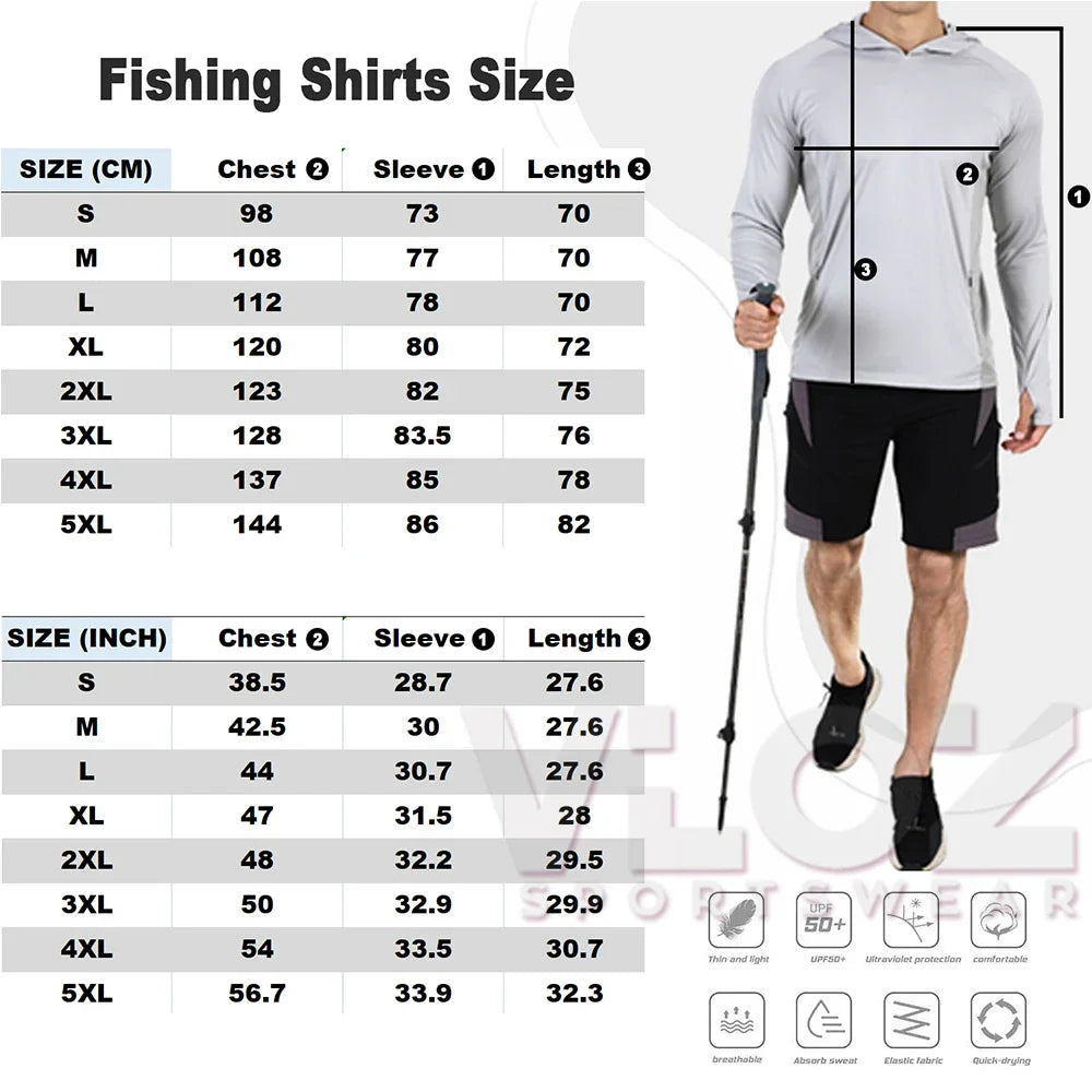 HUK Performance Hooded Fishing Shirts