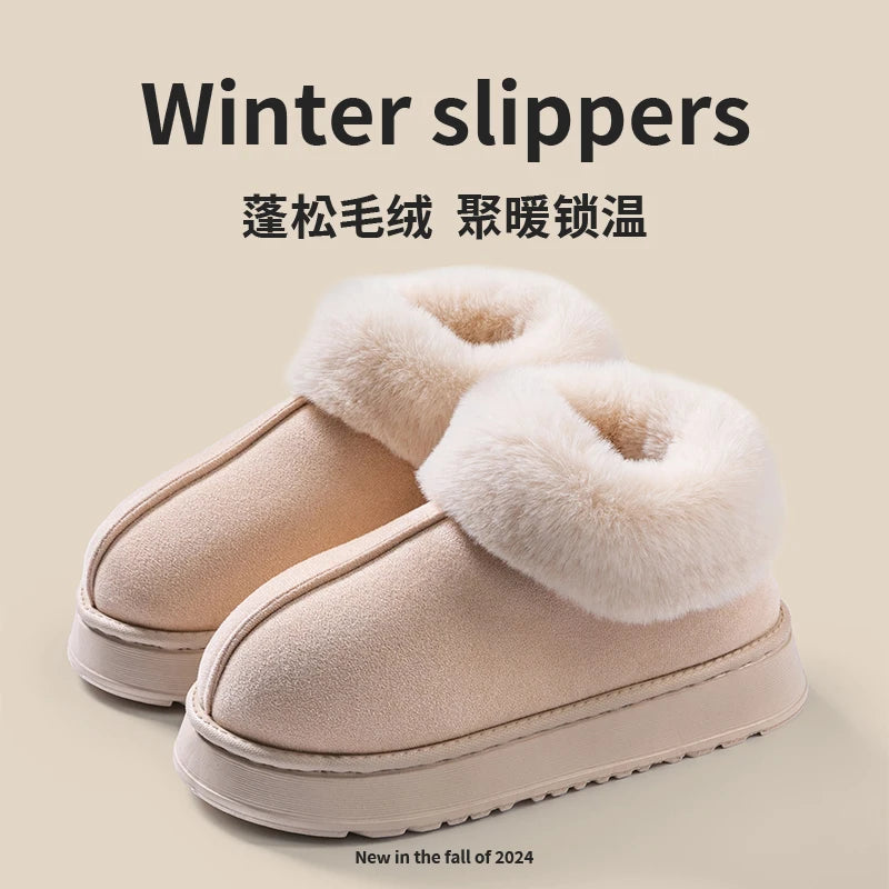 Unisex winter slippers