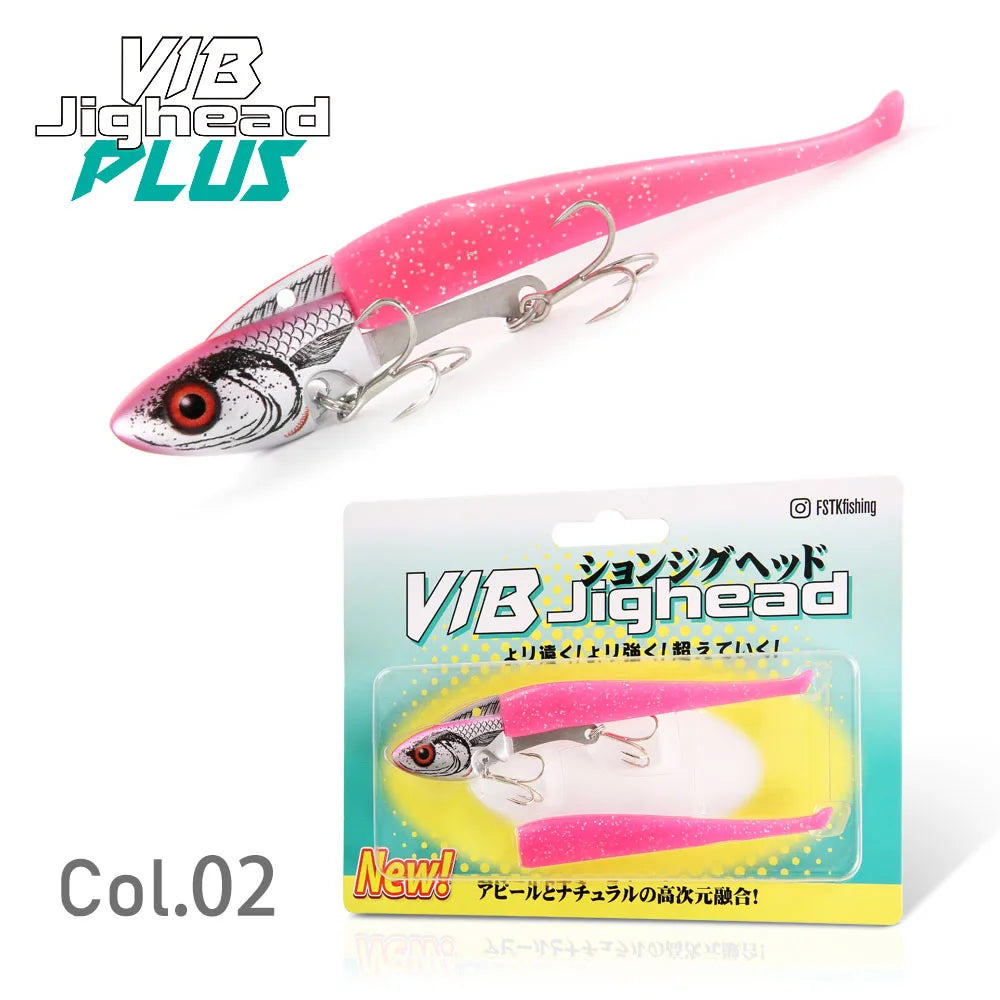 VIB II Jig Head Plus Lures