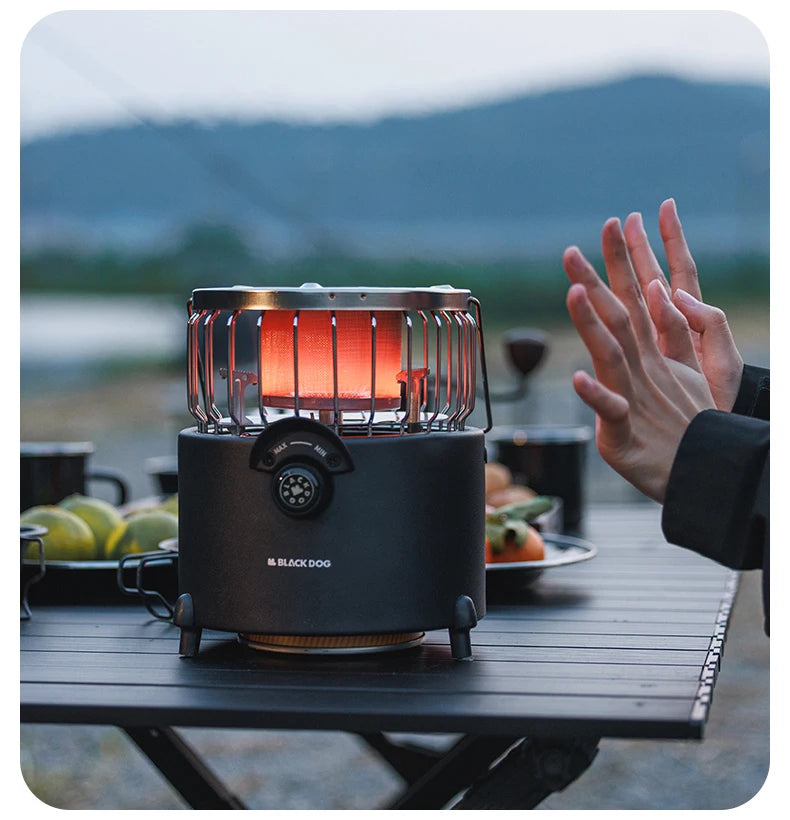 Naturehike BLACKDOG Multifunctional Heating Stove 2480W High Power Outdoor Winter Heater Gas Stove Camping Liquefied Burner