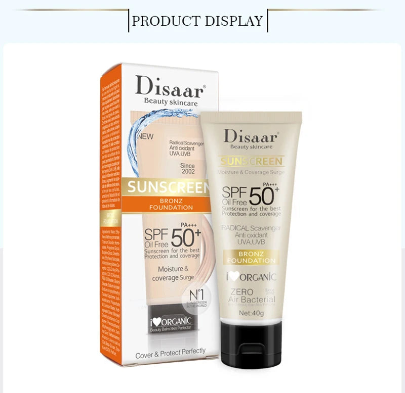 SPF50 Body Sunscreen Facial Whitening Sun Cream Sunblock Skin Protective Cream Anti-Aging Oil-control Moisturizing Body Lotion