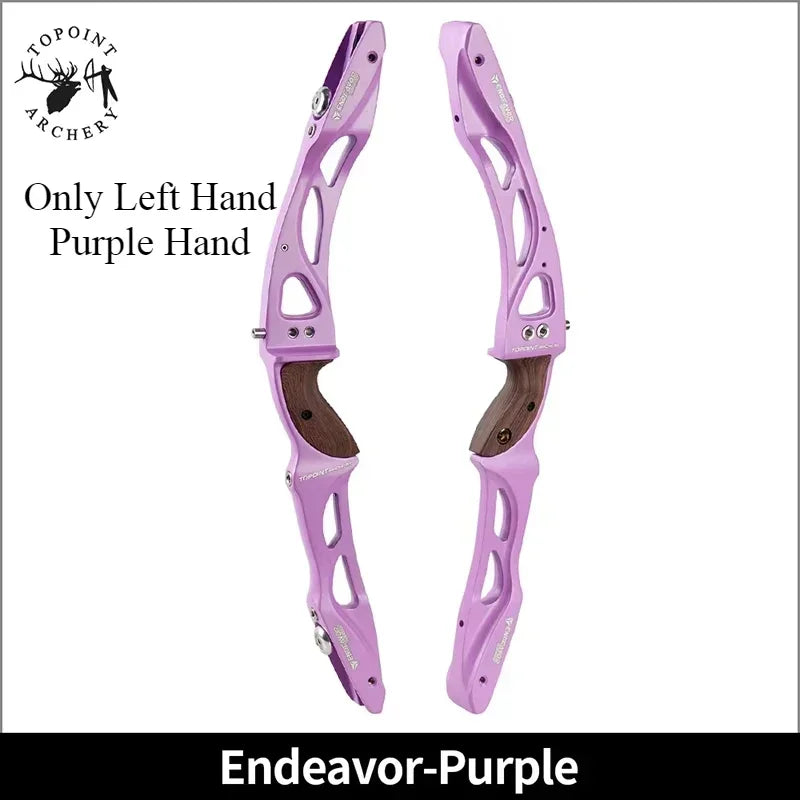 Archery Topoint 66/68/70inch ILF Recurve Bow 18-44lbs Right/Left Hand Magnesium-aluminum Alloy Bow Riser  Hunting Shooting