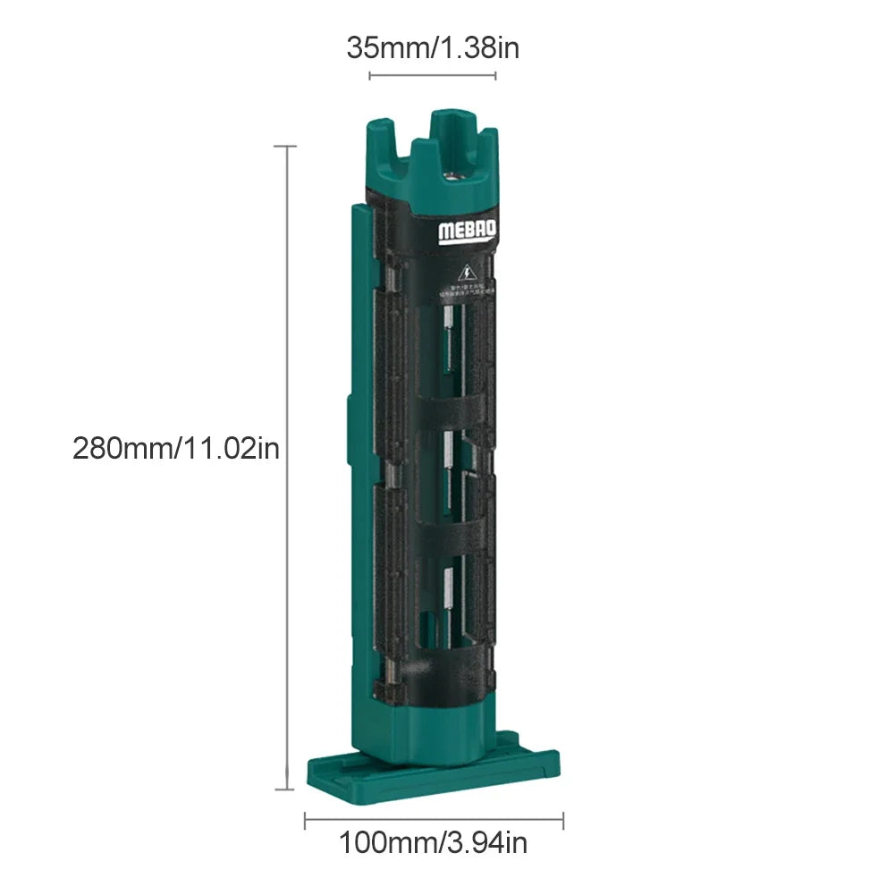 Portable Fishing Box Rod Stand Fishing Box Rod Barrel Holder