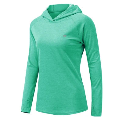 Women's Long Sleeve Hooded Sun Protection UPF 50+ Fishing shirts