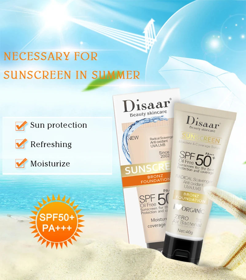 SPF50 Body Sunscreen Facial Whitening Sun Cream Sunblock Skin Protective Cream Anti-Aging Oil-control Moisturizing Body Lotion