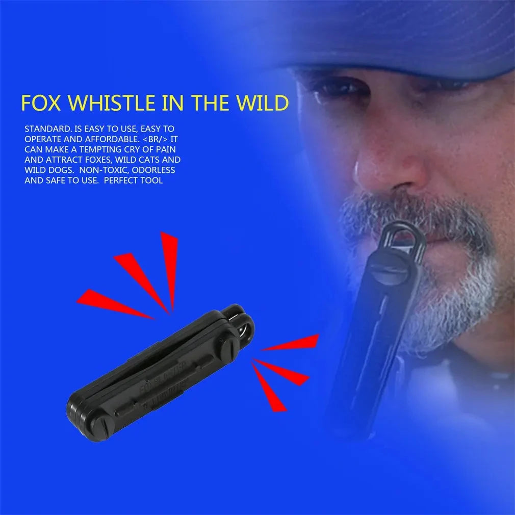 Outdoor Fox Down Fox Blaster Call Black Whistle Predator Hunting Lamping Calling Rabbit Game Caller Animial