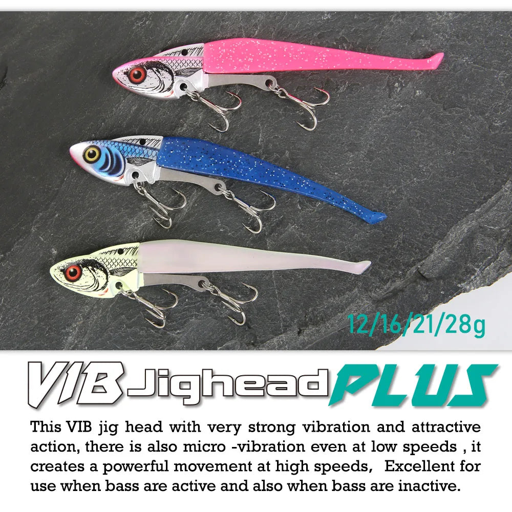 VIB II Jig Head Plus Lures